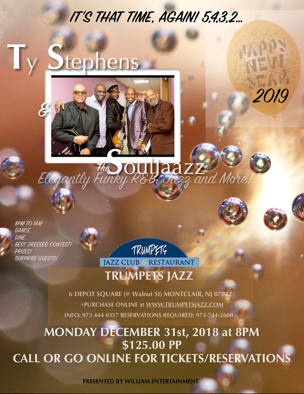 New Year's Gala at Trumpets Jazz Club